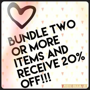 Bundle and save 20%!!